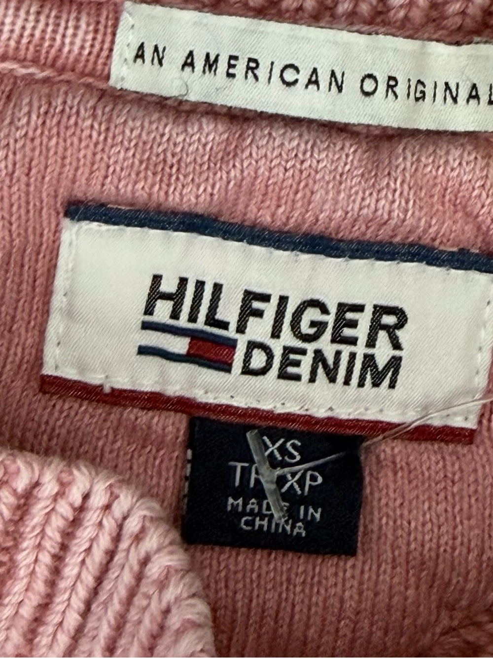Tommy Hilfiger Pink Cable Knit Sweater - Picture 4 of 5